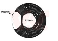 Spritzblech, Bremsscheibe Hinterachse für BMW X3 (F25)